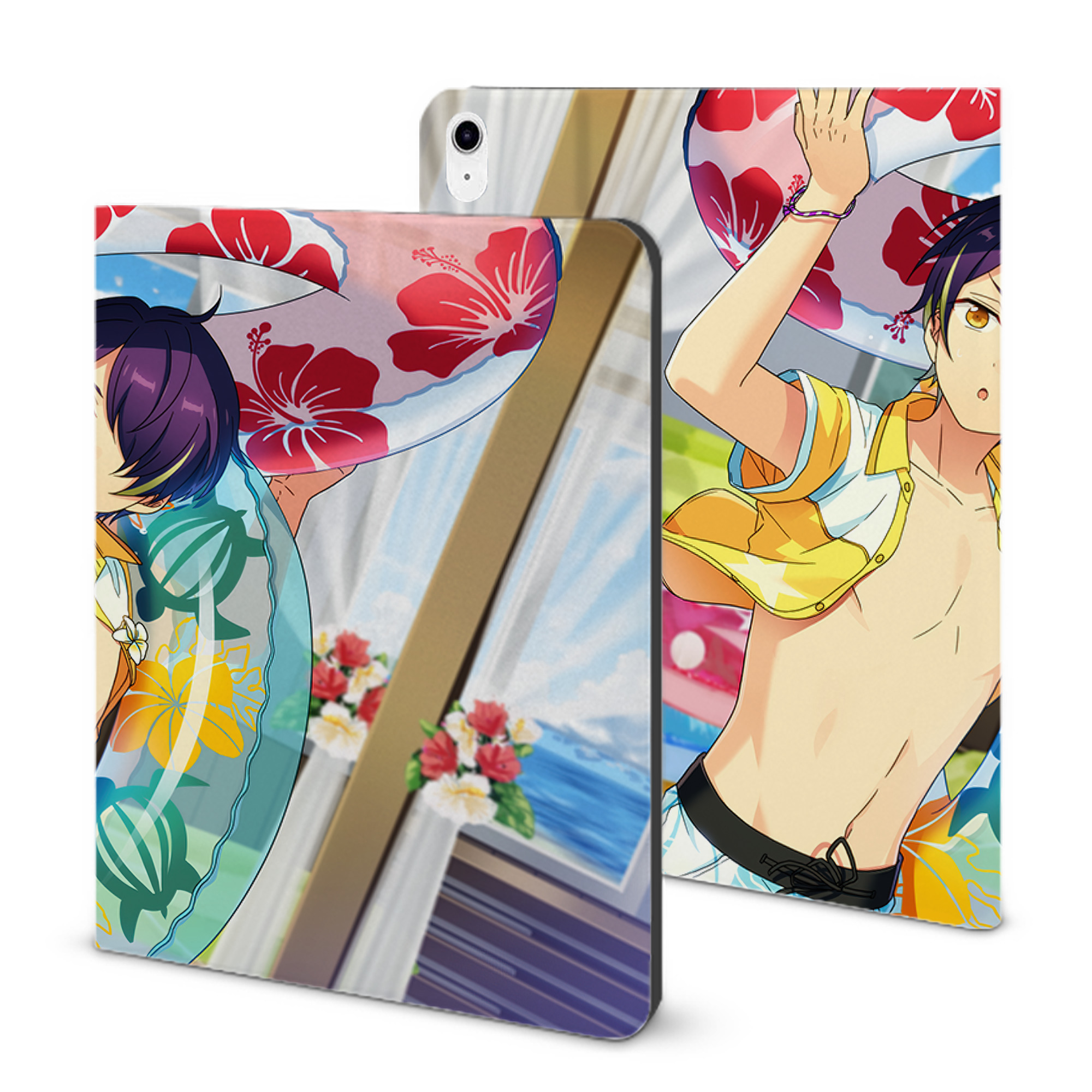（画像用） あんさんぶるスターズ! Ensemble Stars IPad ケース ブック型 PUレザー TPU 耐衝撃 軽量 薄型 ペン収納なし 全面保護 IPad 各モデル対応